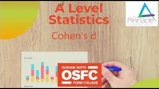 A level Statistics - Effect Size   Cohen's d