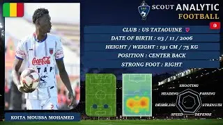 KOITA MOUSSA MOHAMED (PART 1 / 2024 - 2025) (CENTER BACK - US TATAOUINE TUNISIA)