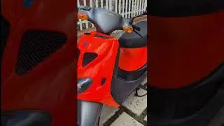 Zip Sp Mk1 rosso fluo #piaggio #scooter #zipsp #polini #malossi #anni90