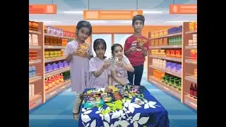 🛒🍫 Snacks Shopping Ka Maza! 🍿🎉