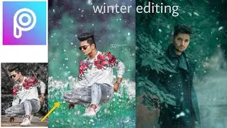 #winterediting #picsartedit Winter photo editing in PicsArt ! Winter photo effects