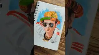 Zubeen Garg ❤️ @zubeengargmusic4594 #shorts #art #zubeengarg #painting #assam