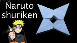 diy- Naruto shuriken | origami | ninja weapon | Naruto | C4Craft|