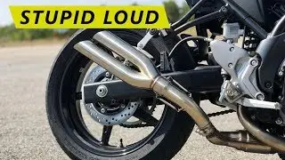 I've Ruined the Giveaway SV650 (Cheap Exhaust)