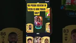 86 Ultimate Scream Обзор Поля Погба в fc26!
