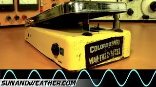Wah-Wah Pedal Troubleshooting and Repair - Colorsound WAH+FUZZ+SWELL