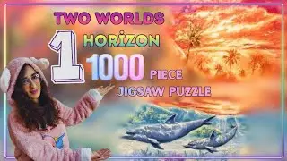 Two Worlds One Horizon - 1000 pcs Jigsaw Puzzle (Full Build Timelapse)🌅🐋