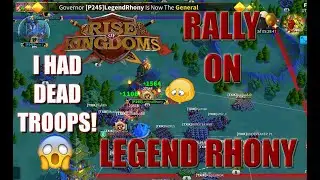 Attila and Takeda rally strikes Legend Rhony! - i took dead troops #SadFace - Rise of Kingdoms
