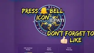 ✳️KBC Play Along LIC Quiz Answers- 20 Nov 2020 ✳️