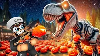DINOSAUR BATTLE TYCOON HALLOWEEN UPDATE!