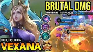 VEXANA BEST BUILD 2025 | BUILD TOP 1 GLOBAL VEXANA GAMEPLAY | MOBILE LEGENDS✓