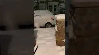 Snow storm in London #shorts #snow #snowstorm #london #winter #december #snowfall
