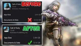 How To Reduce COD MOBILE Storage Size (FULL TUTORIAL)