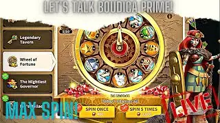 Let's talk Boudica prime - Max spinning wheel!