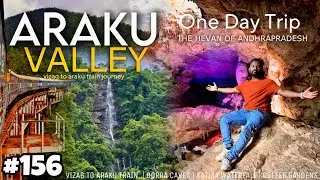 Visakhapatnam to Araku Valley Train Journey I Araku Tourist Places | Borra Caves | Katiki Falls
