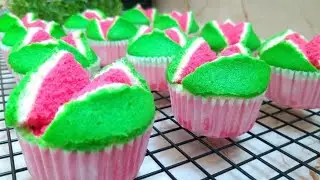 Bolu Kukus Semangka Super Imut | Anak-anak Pasti Suka