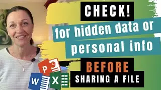 КАК: проверить свойства документа и удалить информацию об авторе (Microsoft Word)
