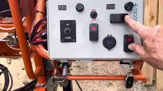 Homemade sawmill power feed on a Norwood HD36V2
