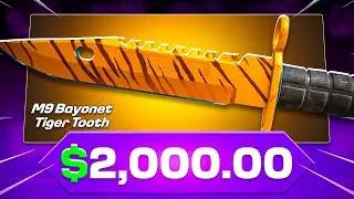 WE UNBOXED AN M9 TIGER TOOTH! (SKIN CLUB)
