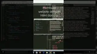 membuat website dengan html dan css