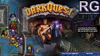 Dark Quest - Indie PC - Dungeon one gameplay and village (HeroQuest Homage) [UHD 4K60]