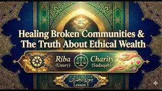 Healing Broken Communities & Building Ethical Wealth (Riba vs Charity) | Surah Al Imran Lesson 5