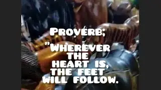 African proverbs:  Classic, Poetic description of elderly wisdom using vivid imagery & metaphors.
