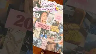 Making my vision board 2026 #shortvideo #visionboard #2026 #trending