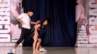 Aline Cleto & Charles Espinoza at DC Bachata Congress 2015