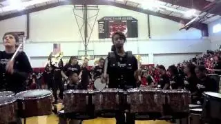 DMS Raven Drumline Performs at MHS Pep Rally