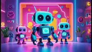 Two Little Robots Tell the Time | Fun Kids Song & Nursery Rhyme | Educational Songs  Preschoolers