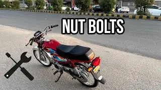 Honda CD 70 Complete Nut Bolt Tightening | Vibration Free Ride