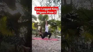 One-Legged King Pigeon Pose 2 #yogafitness #yoga #shorts