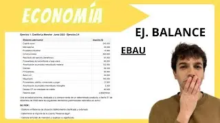 PAU ECONOMÍA CASTILLA LA MANCHA. Balance resuelto paso a paso.
