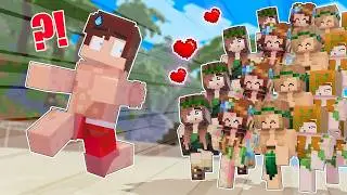 MAIZEN : JJ and JJ Sister On The Island - Minecraft Animation JJ & Mikey