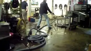 30'' Vacuum recovery surface cleaner demo 3