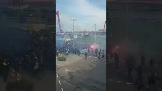 Marseille Ultras vs Dutch Police | Pyro Confiscation Before the Match