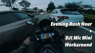 Sunset Rush Hour Ride | Kawasaki Ninja 400 Akrapovic POV [4K] DJI Osmo Action 4