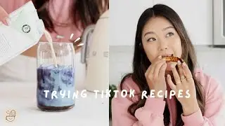 Пробуем рецепты из TikTok | Кукурузные рёбрышки, латте с горошком-бабочкой, мини-банановые блинчики