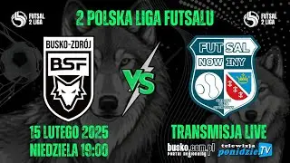 BSF Busko-Zdr&oacute;j vs GKS Futsal Nowiny - transmisja LIVE