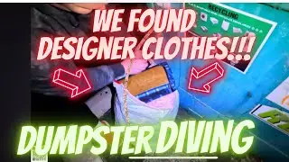 Dumpster Diving Latest 2023 December searching for unlocked dumpsters finding treasures