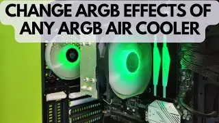 How to change ARGB effects for any cooler|how to change ARGB effect of Cooler master Hyper 212 sp v3