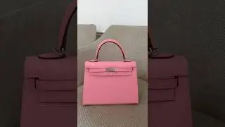 Herm&egrave;s Kelly 25 Pink Confetti 💓💗 #hermes #hermeskelly #kellybag