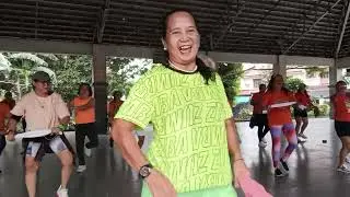 TOWEL EXERCISES. AERODANCE WITH MS LHUZ LEGIAN 2 ZUMBA GROUP JAN 17.2026