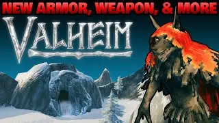 Crafting Werewolf Fenris Armor?! - Valheim Frost Caves Update has arrived!