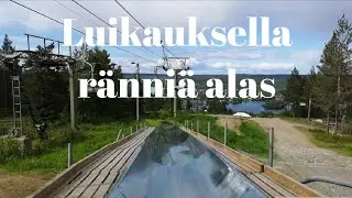 Jänniä hetkiä Ounasvaara kesäkelkkarata melkein sattui Teemua leukaan 😬