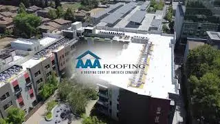Santana Row Misora Roofing Project | 60,000 Sq. Ft. Roof Coating by AAA Roofing & Waterproofing