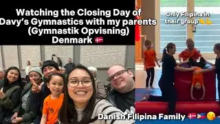 WATCHING GYMNASTICS OF OUR ATE DAVY WITH MY PARENTS, MY HUSBAND AND MY SISTER 🇩🇰🇵🇭👏💪