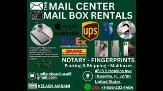 The Mail Center | Mailbox Rentals, Shipping (FedEx/UPS/DHL), Notary & Tech Store &ndash; Titusville, FL