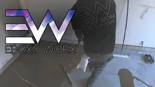 Vapor Barrier Epoxy Garage Install